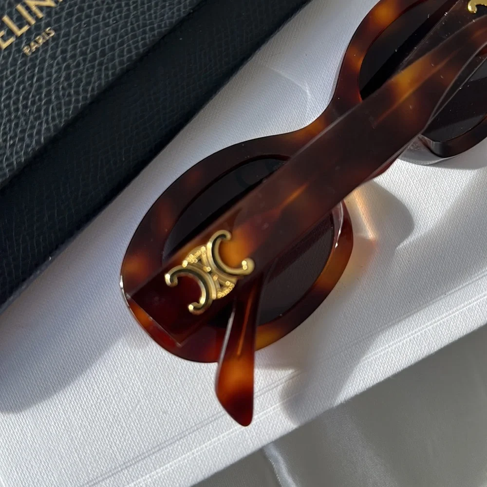 CELINE Triomphe Oval Sunglasses (Brand New) - Picture 6 of 6
